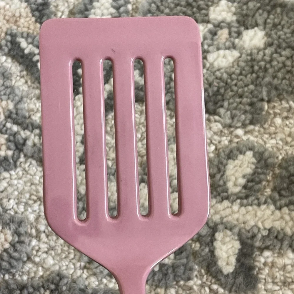 Vintage Pink Copco Melamine Kitchen Utensil Set‎ Slotted Spoon Spatula Turner
